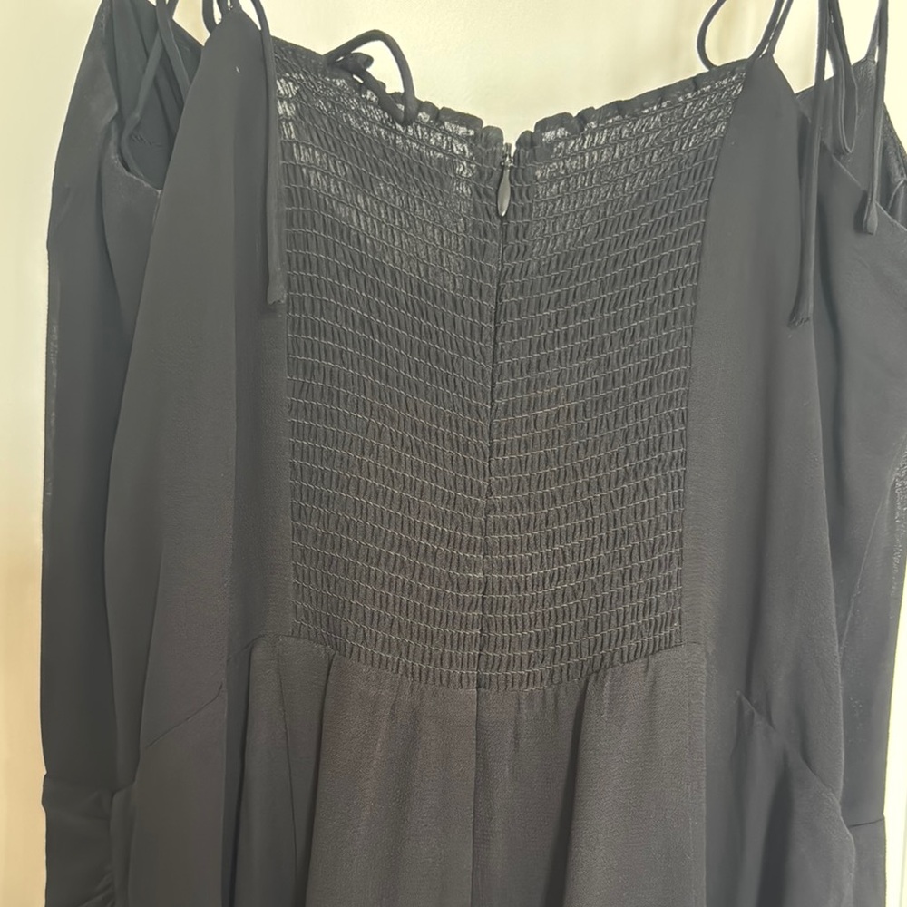 Reformation Black Spaghetti Strap Dress - Picture 7 of 9